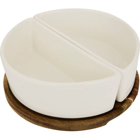 Vajilla Elegance 3 piezas blanco D20xp7cm - Atmosphera créateur d'intérieur (1/4)