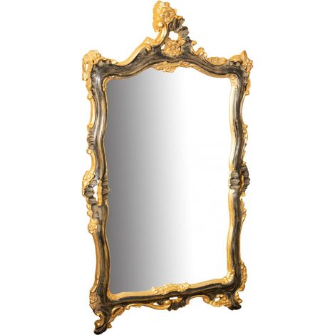 Miroir Vintage 114x65 cm Miroir Mural Salle de Bain et Chambre à Coucher Miroir d'entrée (1/5)