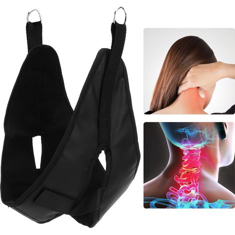 Ceinture de Soutien Cervical pour Corriger la Posture et Réduire les Douleurs au Cou - Modèle Noir Taille Moyenne