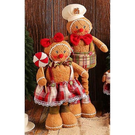 Poupée de Noël en tissu à longues jambes (E)