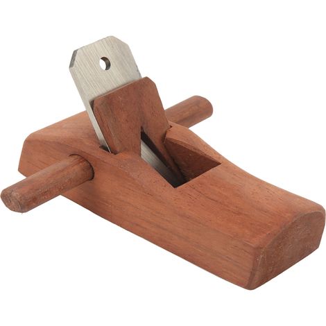 Rabot à bois acajou, lame acier carbone haute précision pour rabotage manuel, outil de coupe incisif pour ajustement et finition. (1/5)