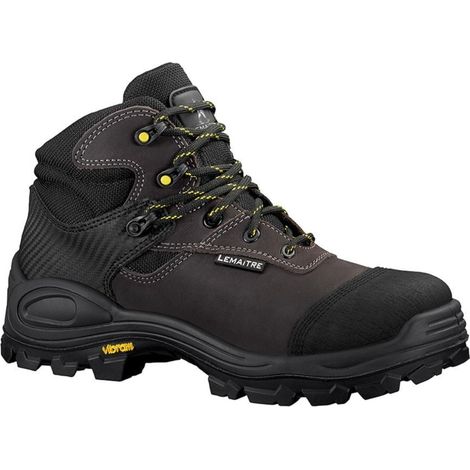 Scarpe antinfortunistiche Lemaitre Freewind S3 CI SRC 100% non metalliche Marrone / Nero 42 (1/2)