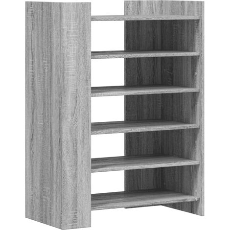 Maison Exclusive - Scarpiera Grigio Sonoma 74,5x37,5x100 cm in Legno Multistrato