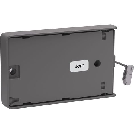 Bremsklappenhalter KIARO EASY SOFT mit Seil, Kunststoff grau