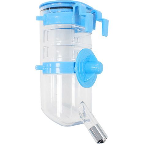 Automatischer Hänge-Wasserspender für kleine und mittelgroße Hunde und Katzen, blau, 350 ml (1/5)