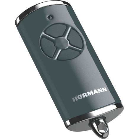 Hrmann Handsender HSE4 868-BS Hochglanz Chrom Anthrazitgrau Fernbedienung