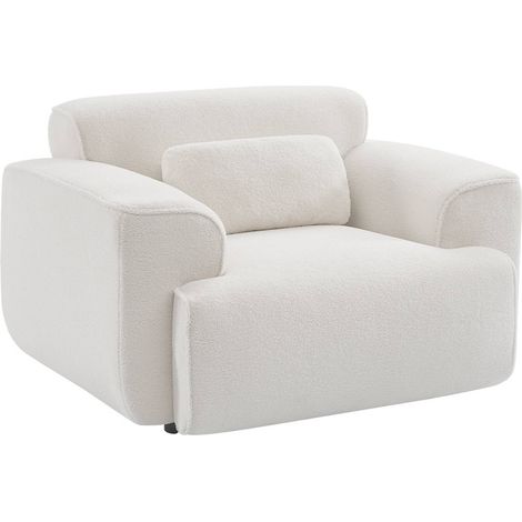 sweeek - Sessel mit Teddy Bouclé-Bezug (1/5)