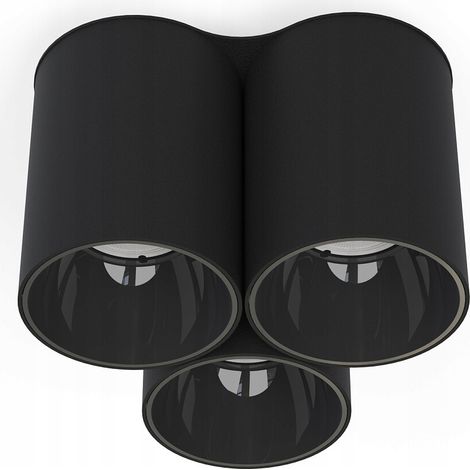 Deckenspot Nowodvorski Eye Tone III 3x GU10 10W Schwarz Rund (1/3)