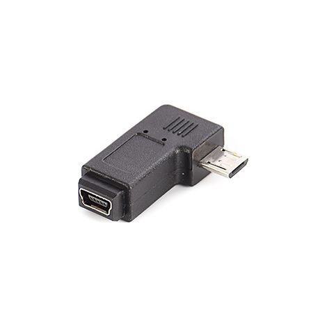 Micro 5P male to mini USB female adapter (left) for transmitting data from a recorder keyboard (1/5)