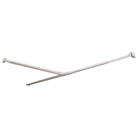 ONDEE ZEN - Barre de retour 90cm - A fixer sur barre de fixation murale 8mm - Inox