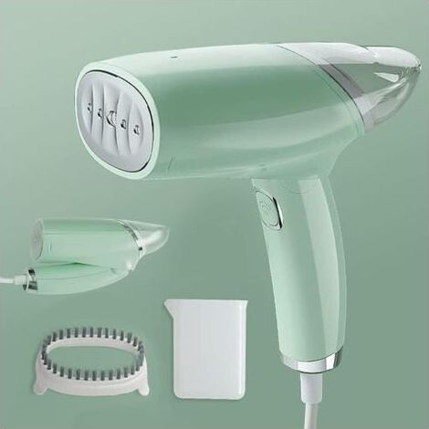 Défroisseur vapeur portable 1000W réservoir 100ml vertical, fer à repasser main réchauffage rapide antibactérien maison voyage (1/5)