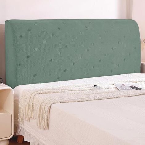 Kopfteilbezug (200 cm, Hellgrün) Elastischer, fleckenabweisender Kopfteilbezug, waschbarer Schutzbezug, abnehmbarer Kopfteilbezug, Kopfteilbezug fürs Schlafzimmer (1/4)
