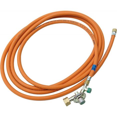 Tubo A Gas Con Manometro 5M Con Regler + Sbs