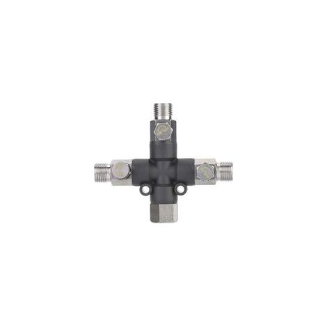 1/8-Zoll-Metall-Dreiwege-Spritzpistolen-Montagezubehör für Luftkompressoradapter, verstellbarer Airbrush-Anschluss und weiteres Künstlerbedarf (1/5)