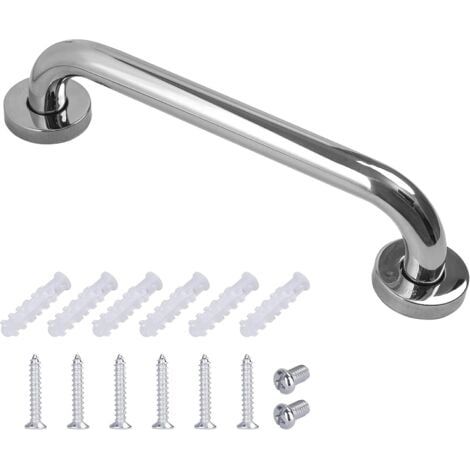 Barre d'appui pour salle de bain en acier inoxydable 30 cm,Rampe de salle de bain en acier inoxydable (1/5)