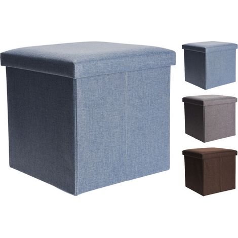 1PZ CONTENITORE MULTIUSO 'POUF' cm 38 x 38 x h 38