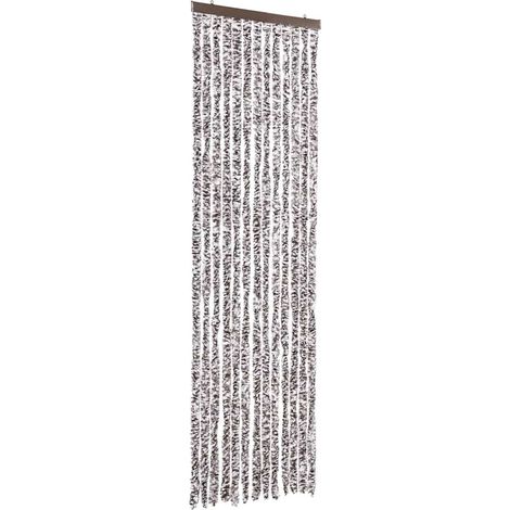Moustiquaire，Rideau anti-moustique Marron et beige 56x200 cm Chenille CFW88914 (1/5)