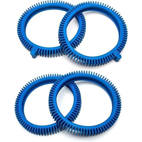 Lot de 2 Kit combiné de pneus avant et arrière de remplacement pour le kit de pneus avant Poolvergnuegen PoolCleaner avec 896584000-143 et kit de pneus arrière 896584000-082 (1/5)