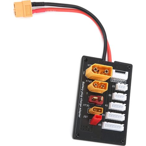 Carte de charge parallèle avec connecteurs JST XT30, XT60 et XT90 T (tête 4,0 mm) pour chargeur IMAXB6/B6AC IDST (1/5)