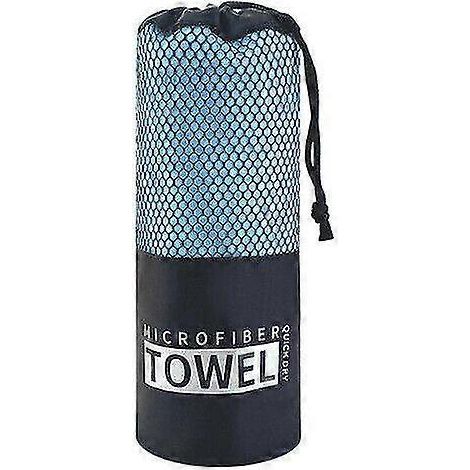 Mikrofaser-Strandtuch für Erwachsene, Reisehandtuch, Badetuch, Sporthandtuch, schnelltrocknend-4080CM-Blue