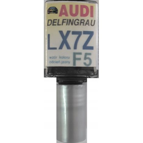 Reparación de arañazos en la pintura del Audi LX7Z color gris delfingo, 10 ml de Arasystem. (1/5)