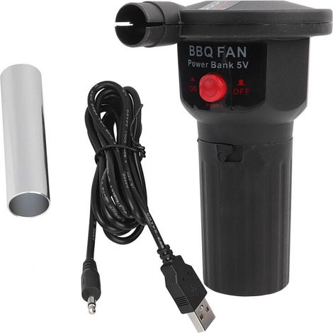 Ventilateur Portable 5V Léger avec Câble USB pour Barbecue, Cuisine et Extérieur (1/4)