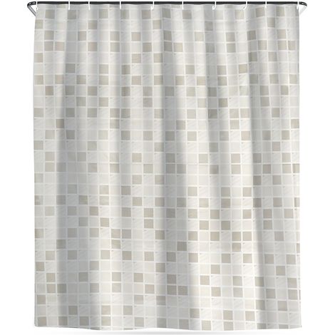 Tenda da doccia per vasca da bagno con ganci 180x180 cm (1/5)