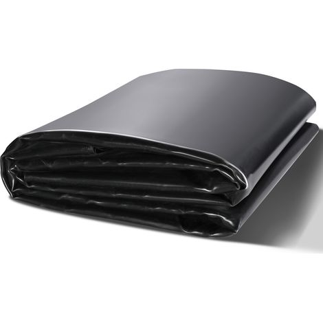 VEVOR Revestimiento para Estanques 3 x 4,6 m Revestimiento para Estanques Grosor de 1,5 mm Capa Plegable Base de EPDM Fácil de Cortar para Estanques de Peces, Juegos Acuáticos, Cascadas, Fuentes