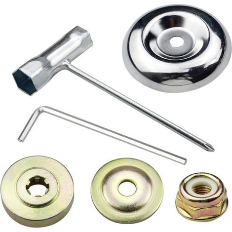 Kit de retenue d'écrou de lame, accessoires universels pour tête de tondeuse, kit d'écrous de tête de tondeuse 6 pièces (1/5)