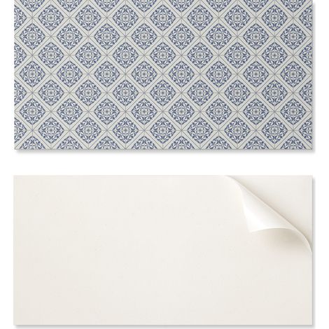 Baldosas de vinilo autoadhesivas con estampado floral de 10x40x20 cm
