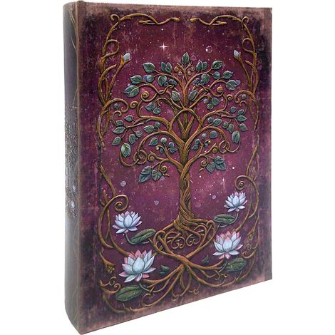 Signes Grimalt Cajas De Libro Novedad  Caja Libro Arbol Vida Novedad Marrón 17x26x5cm 39785 (1/5)