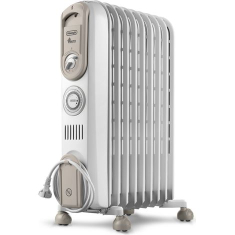 De’Longhi V550918T.WB Interior Blanco 1800 W Radiador de aceite eléctrico