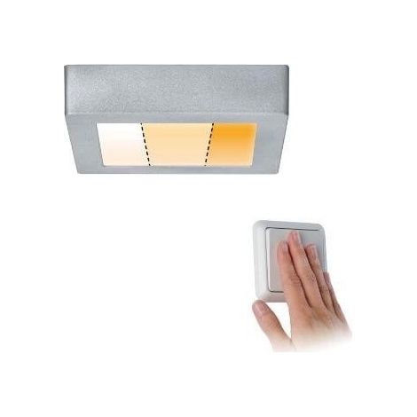 Plafonnier LED Paulmann Carpo carré 40x40 21W 230V CCT (1/4)