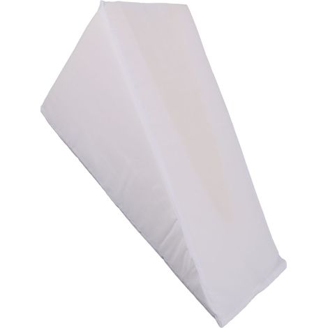 Oreiller de surélévation de bras, coussin cale-bras triangulaire blanc pour la récupération d'un bras cassé, coussin de protection du coude et du bras. (1/5)