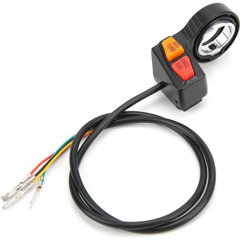 Gangwahlschalter am Lenkrad, Einzel-/Doppelmodus, Eco-/Turbo-Modus, wasserdicht für Quads, Roller und Elektromotorräder (1/5)
