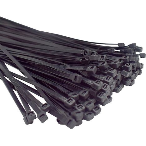 Bolsa de 100 UDS BRIDAS NYLoN 7,6X300MM Color negro