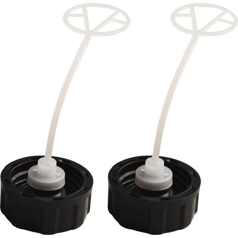 Bouchon Reservoir Carburant - 45 Mm - Pour Debroussailleuse 43Cc 49Cc 52Cc 55Cc - Lot De 2 (1/5)