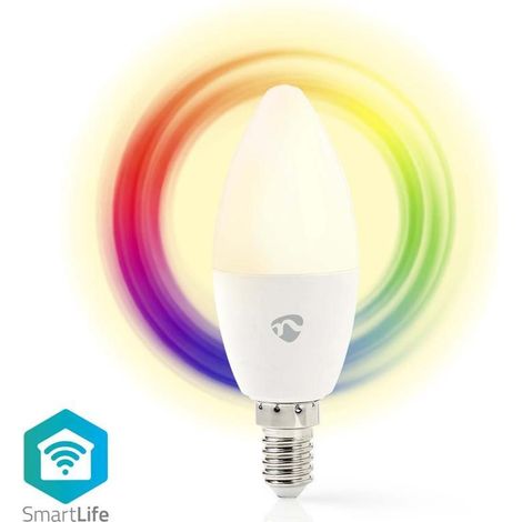 Nedis SmartLife bombilla conectada multicolor E14 4.9W