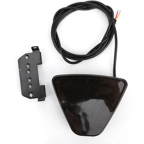 12V Auto Rücklicht 20 LEDs Bremse Rückwrtswarnleuchte Blitzlicht Universal für Motorrad ATV LKW SUVSchwarz (1/5)