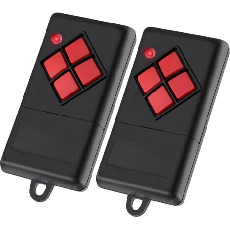 Lot de 2 télécommandes de rechange pour porte de garage – Fréquence 40,685 MHz – Compatible Dickert MAHS40-04, AHS40-01, AHS40-02 (1/4)