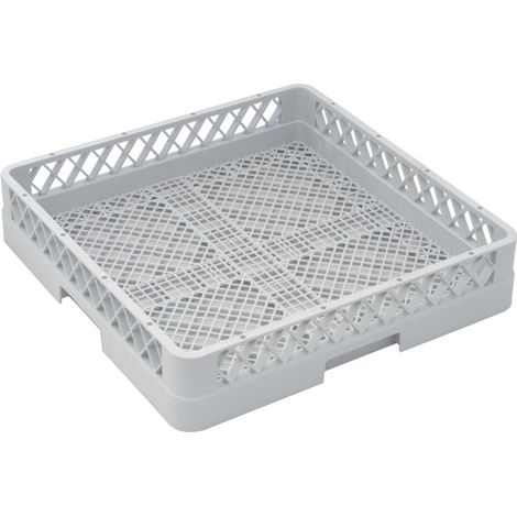Base Casier de Lavage pour couverts 500 x 500 x 100mm - Gris - Matériel CHR Pro