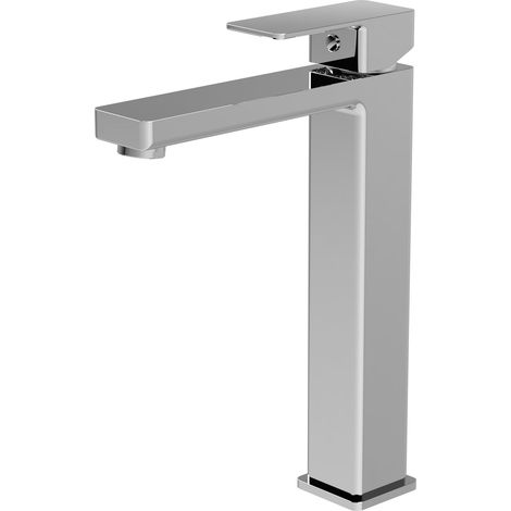 Balterley Milldale Square Tall Mono Basin Mixer Tap with High Rise Design - Chrome Finish (1/5)