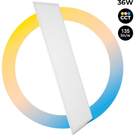 Panel LED De Superficie CCT 36W - 120 X 30 Cm - 135lm/W - IP20
