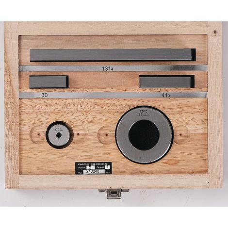 Jeu  de cales  étalons  parallèles  Tol.-Cl.1  3pcs.STA  1x30/1x41,3/1x131,4  TECWERK (1/4)