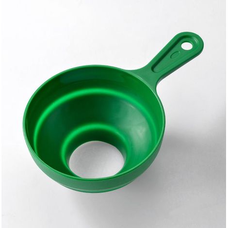 Entonnoir large pliable en PP plastique, entonnoir à large ouverture rétractable pour cuisine, atelier et voiture, robuste et léger, pratique à ranger. (1/5)