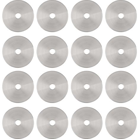 Plaques de fixation rondes MOROBOR pour boutons meubles, lot 16 (1/5)