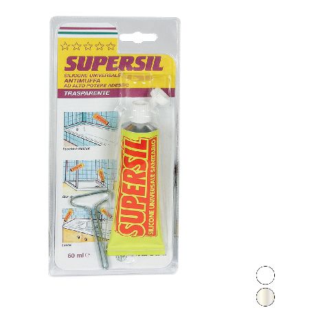 SIGILLANTE SILICONICO SUPERSIL- 60 ml - Trasparente- CAMON- pezzi 1