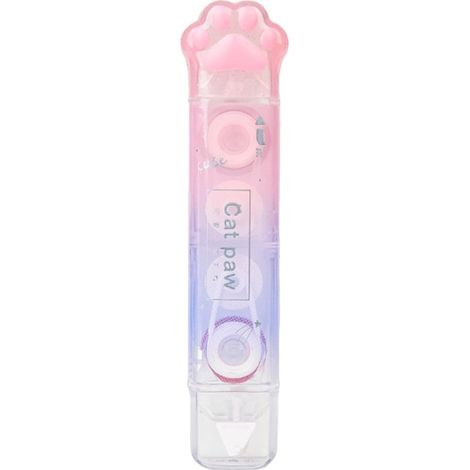 Rouleau De Ruban Adhésif Outil Portable Sécurisé à Pattes de Chat Double Stylos À Ruban Adhésif Double Face pour Filles Adolescents Parents Activités Créatives Scolaire Travail (1/5)