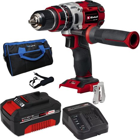 Einhell TE-CD Brushless Cordless Combi Drill PXC 18v Metal Chuck 1x 4ah Battery (1/5)
