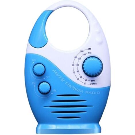 Radio Haut-Parleur étanche pour AM FM, de pour Usage intérieur et extérieur, Haut-Parleur pour la Maison, l'extérieur, la Plage et la Salle de Bain (1/5)